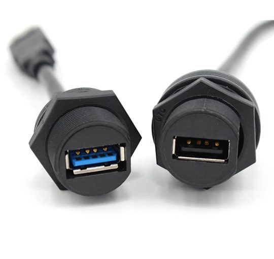 GTC, GT Contact, USB-A, Panel Mount, Waterproof USB-A